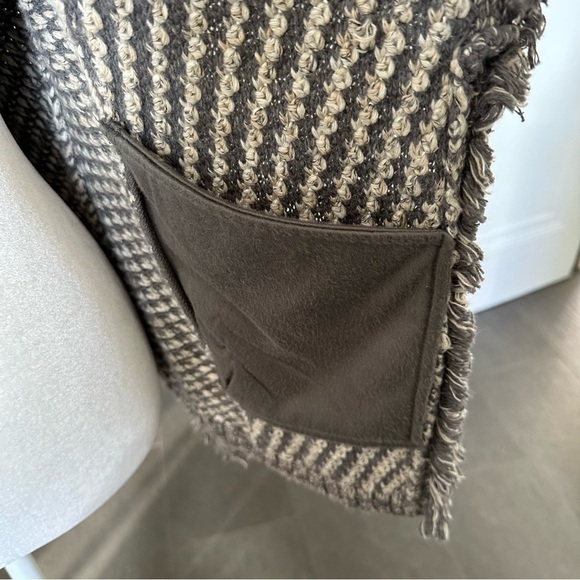 Anthropologie Angel of the North Single Button Asymmetric Knit Cardigan sz M    - Picture 10 of 12